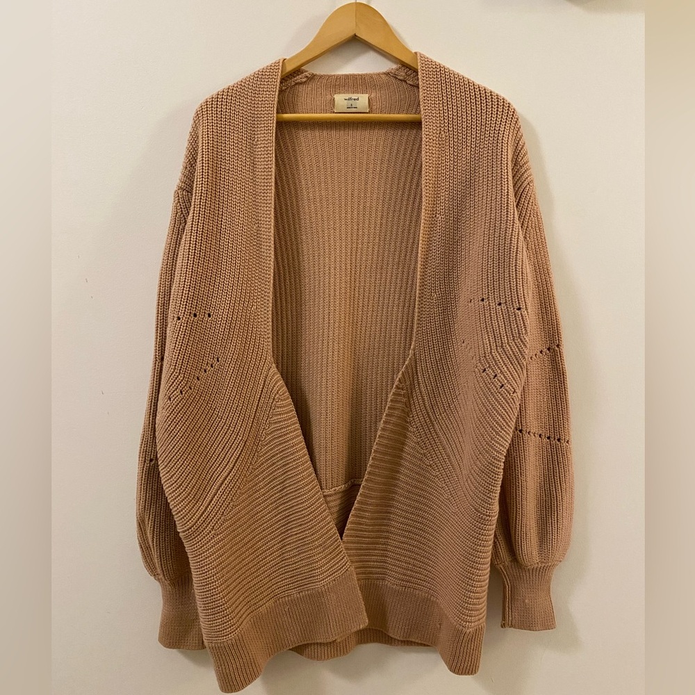 Artizia Wilfred dusty rose cardigan